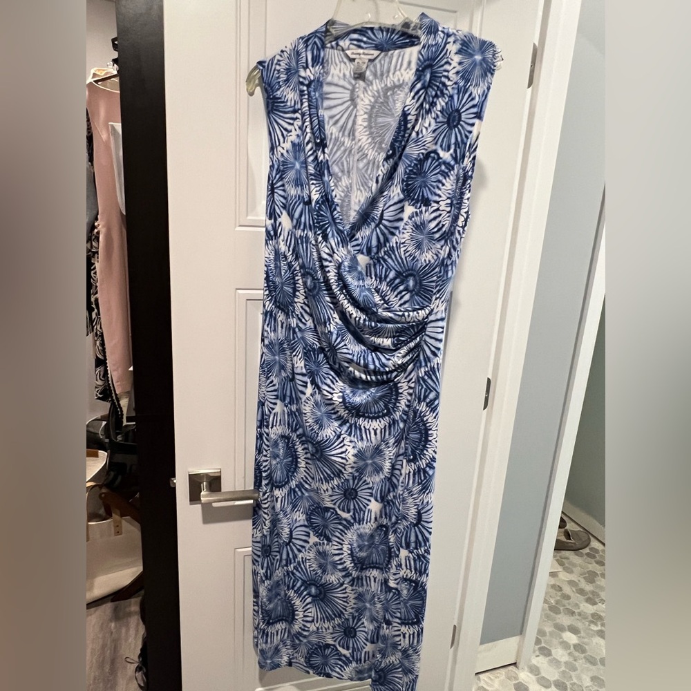Tommy Bahama summer maxi wrap dress or cover up. XL.